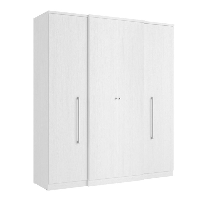 Splendor 4 Door Wardrobe White