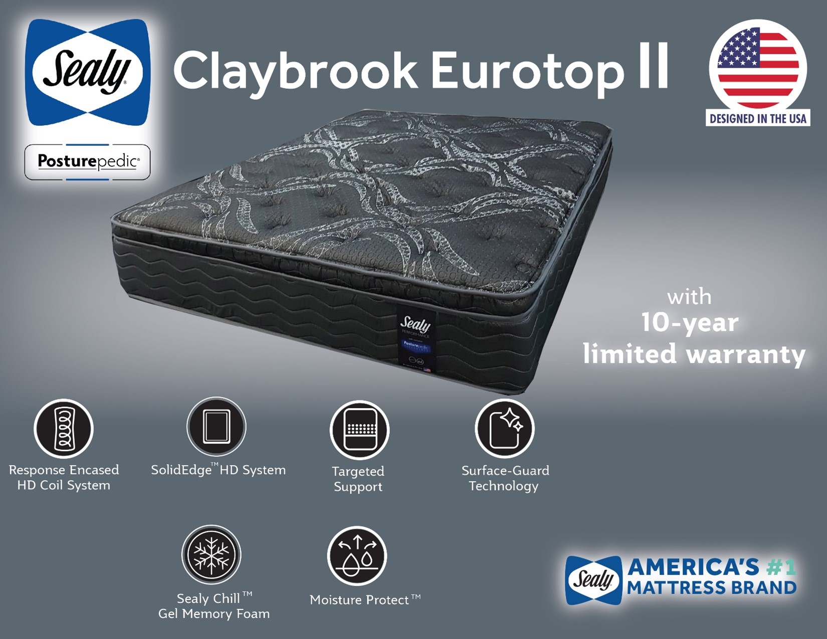 Sealy Posturpedic Claybrook II - Image 2