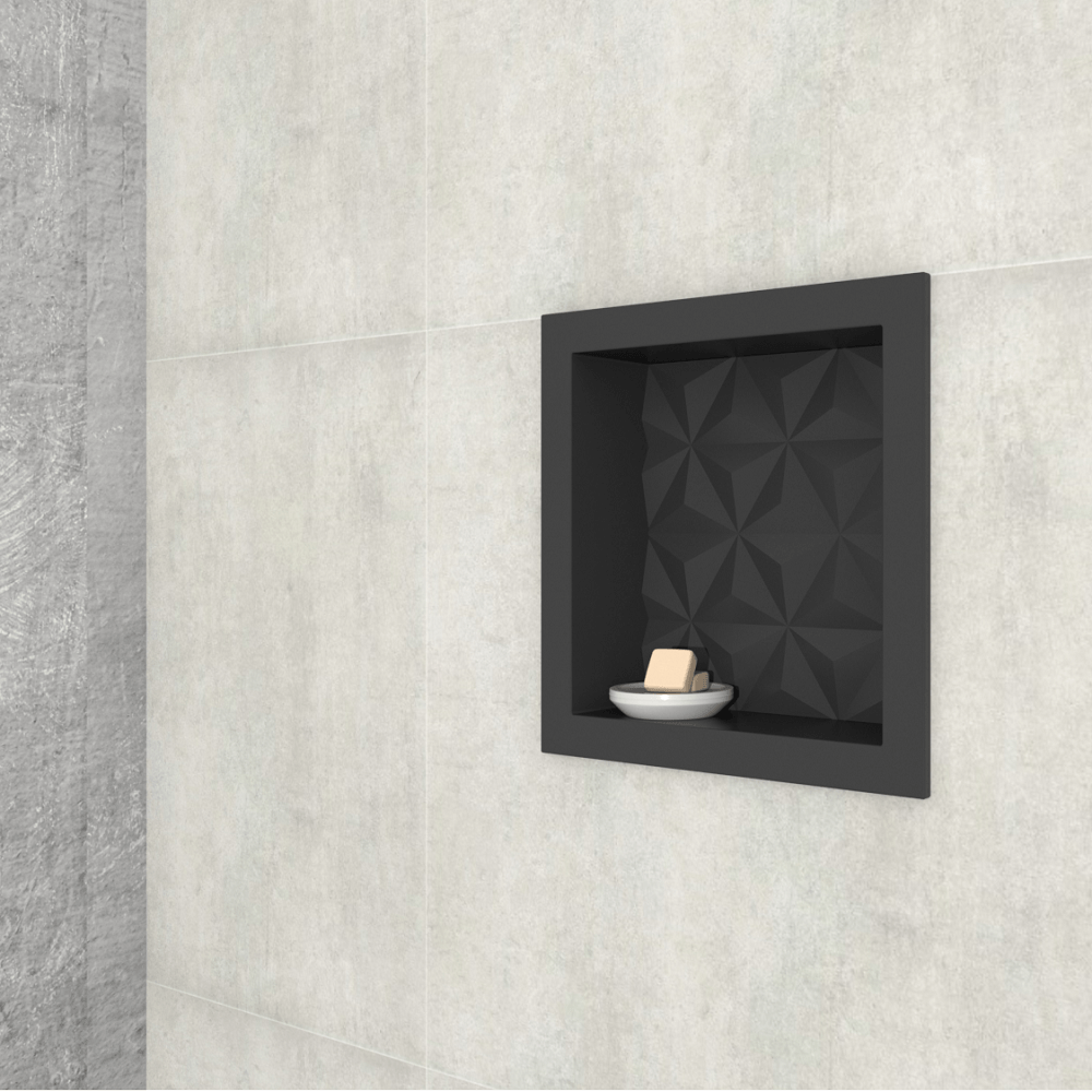 Bathroom Led Wall Niches - 30x30 White/Black - Image 5