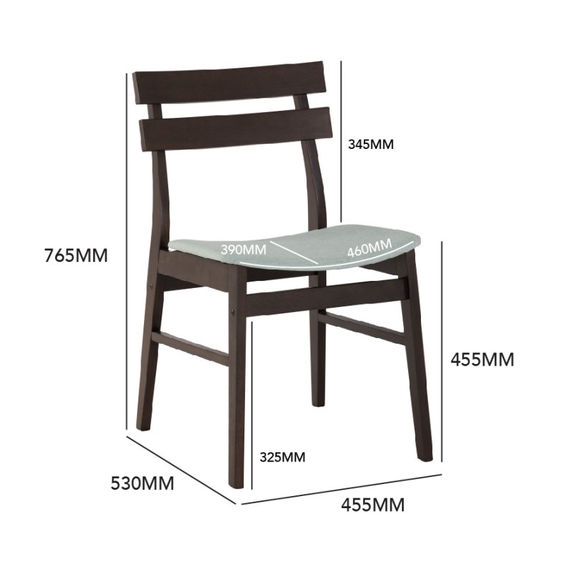 Augustus Dining Chairs - Sea Green - Image 3
