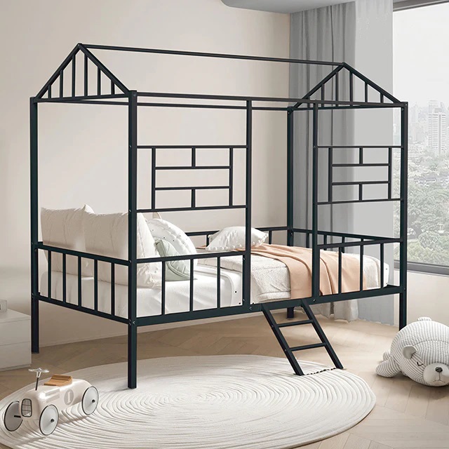 Rhonda Twin Loft Bed - Black - Image 2