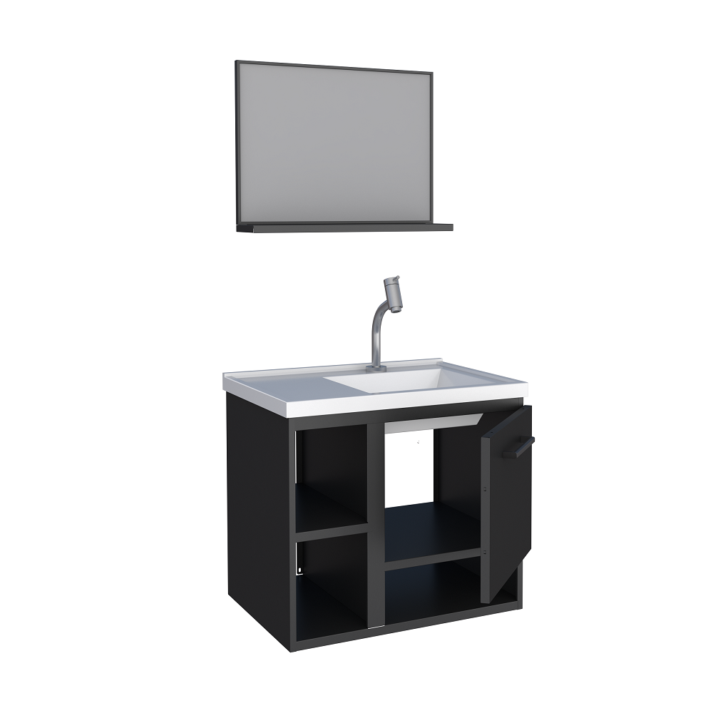 -ONLINE ONLY Bathroom Vanity Kit - Black Lichia - Image 3