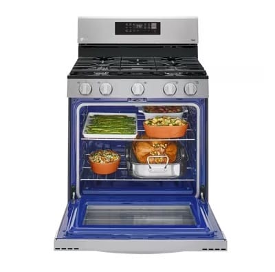 LG 5.8 cu ft. Gas Range with Air Fry - Image 2