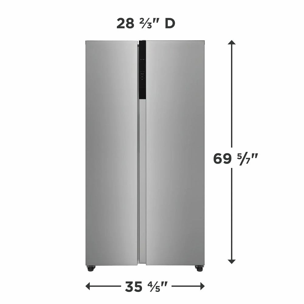 Frigidaire 21 Cu. Ft. Side by Side Fridge - Image 3
